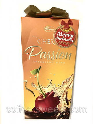 Шоколадні цукерки Passion Cherry подарункова — Vobro 210 г, фото 3