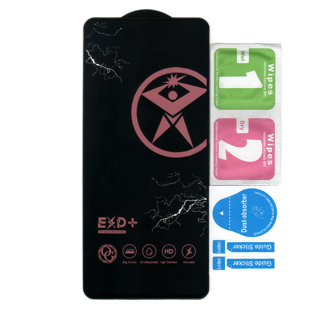 Захисне скло ESD для Motorola G22 (xt2231) | Full Glue | Big Curve | Anti-static