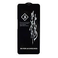 Захисне скло 6D для Samsung Galaxy A13 чорне протиударне на весь екран 9H