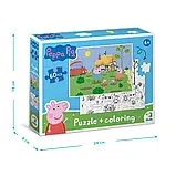 Пазли-розмальовка 2в1 Dodo Peppa Pig на 60 елементів, фото 8