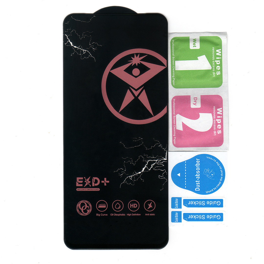 Захисне скло ESD для Motorola E40 (xt2159) | Full Glue | Big Curve | Anti-static