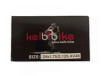 Камера для велосипеда d-24 AV48 butyl ТМ Kelb.Bike "Kg"