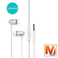 Наушники с микрофоном Usams EP-42 3.5mm In-ear Earphone 1.2m White (SJ475HS02)