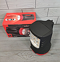 Ліхтар — лампа акумуляторний з бічною панеллю Stenson ME-4519/ліхтарик переносний із ручкою, фото 6