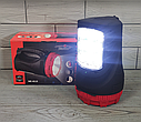 Ліхтар — лампа акумуляторний з бічною панеллю Stenson ME-4519/ліхтарик переносний із ручкою, фото 5