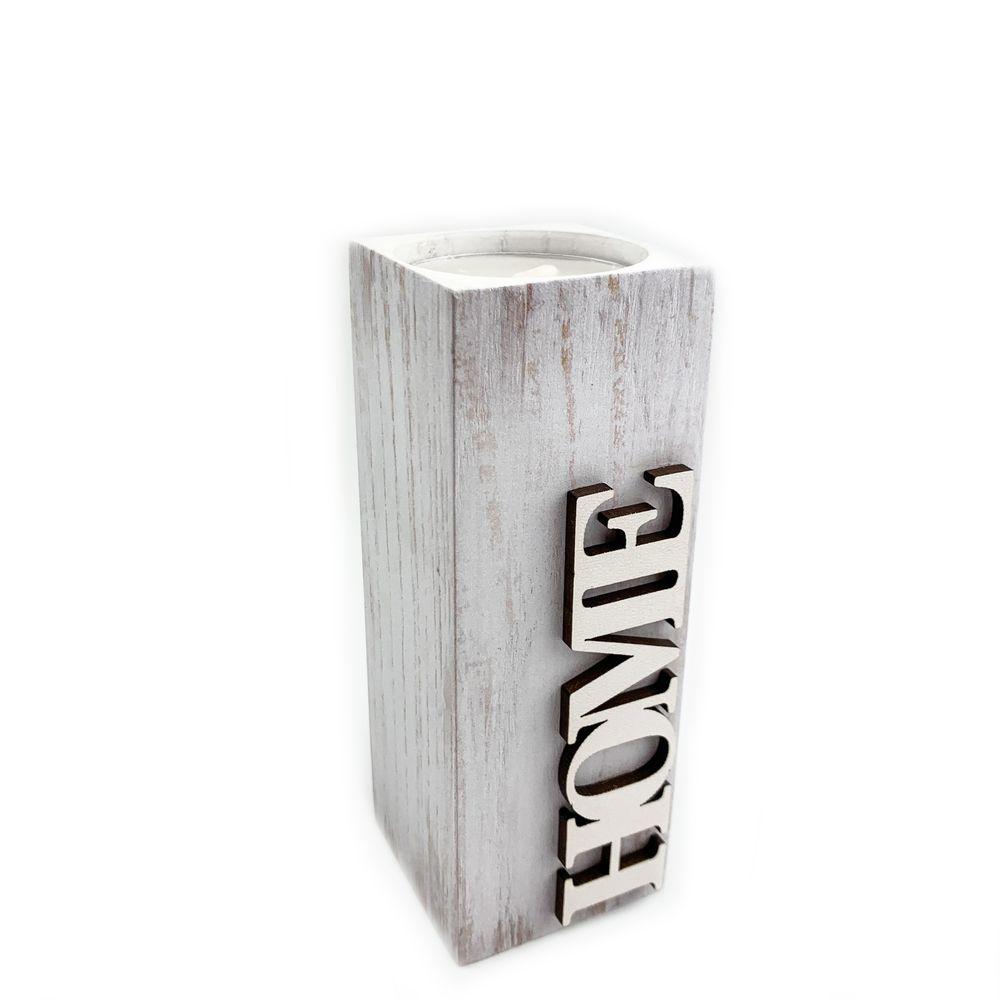 Підсвічник дерев'яний "Home"