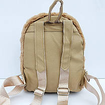 Рюкзак для дівчинки меховий, фото 2