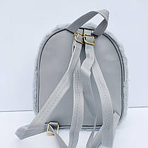 Рюкзак для дівчинки меховий, фото 2