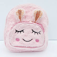 Рюкзак для дівчинки меховий