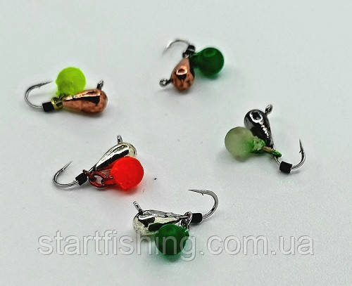 Купить Мормишка вольфр. Start Fishing Крапля з вушком кр. № 18 з флюор ...