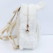 Рюкзак для дівчинки меховий, фото 3