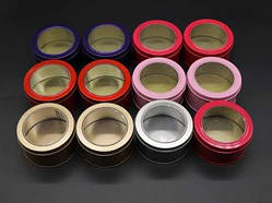 Металеві подарункові коробочки. 8х4.5см. 12шт/уп. / Металеві подарункові коробочки. 8х4.5см. 12шт/уп.