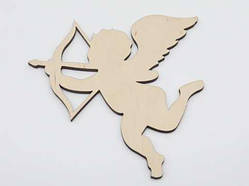 Дерев'яні заготовки з фанери. Амур. 14х15 см / Дерев'яні заготовки з фанери. Амур. 14х15 см