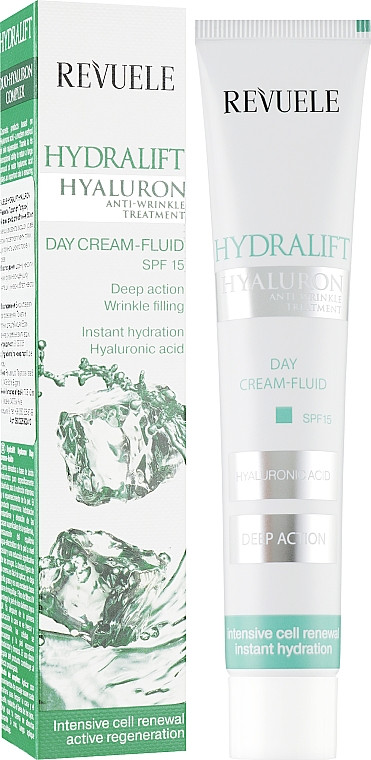 Денний крем-флюїд для обличчя Revuele Hydralift Hyaluron 50мл