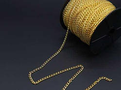 Ланцюжок для декорування та прикраси виробів. Колір "золото". 5,3 мм / Ланцюжок для декорування та прикраси виробів. Колір