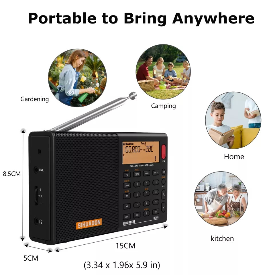Всеволновый цифровой радиоприемник XHDATA D-808, DSP FM64-108/SW/LW/AIR/SSB/LSB, RDS Li-Ion, Grey (ID#1729387158), цена: 4000 ₴, купить на Prom.ua Всеволновый цифровой радиоприемник XHDATA D-808, DSP FM64-108/SW/LW/AIR/SSB/LSB, RDS Li-Ion, Grey (ID#1729387158), цена: 4000 ₴, купить на Prom.ua