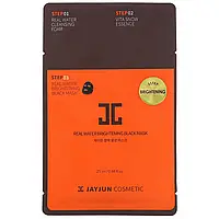 Jayjun Cosmetic, Real Water Brightening Black, маска, 3 этапа улучшения цвета, 1 набор в Украине