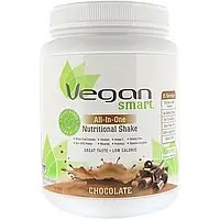 VeganSmart, All-In-One Nutritional Shake, Chocolate, 24.3 oz (690 g) в Украине