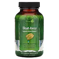 Irwin Naturals, Bloat-Away, диуретик 60 жидких гелевых капсул в Украине