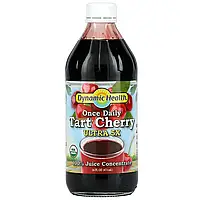 Dynamic Health Laboratories, Once Daily Tart Cherry, Ultra 5X, вишня, 100% концентрированный сок, 473 мл в в