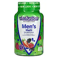 VitaFusion, Мультивитаминный комплекс для мужчин, вкус натуральных ягод, 70 жевательных таблеток Днепр