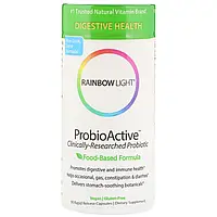 Rainbow Light, ProbioActive, формула на основе продуктов питания, 90 капсул быстрого высвобождения в Украине