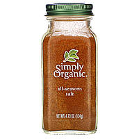 Simply Organic, універсальна сіль, 134 г (4,73 унції)