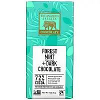 Endangered Species Chocolate, лесная мята + черный шоколад, 72% какао, 85 г (3 унции) в Украине