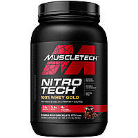 Muscletech, Performance Series, Nitro Tech, 100% Whey Gold (100% сыворотка), двойной шоколад, 1,02 кг в в