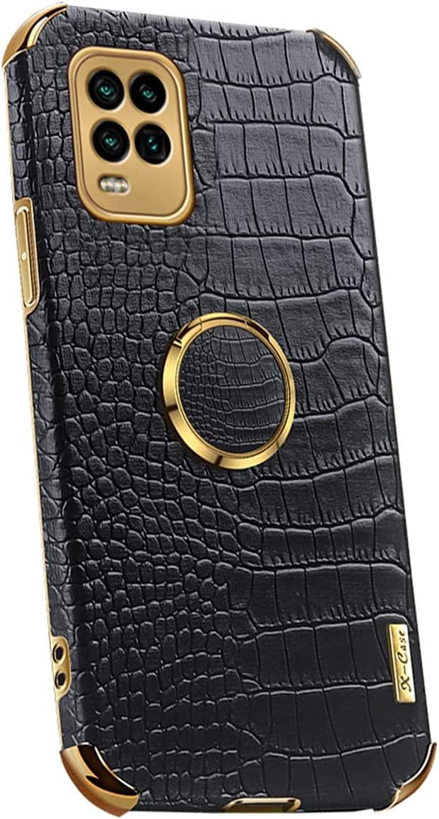 Чохол для Xiaomi Mi 10 Lite з тисненням під шкіру крокодила і магнітним утримувачем