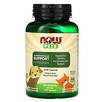 NOW Foods, Pets, добавка для кошек и собак для поддержки сердечно-сосудистой системы, 127 г (4,5 унции) в