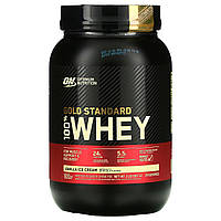 Optimum Nutrition, Gold Standard 100% Whey, сыворотка, ванильное мороженое, 907 кг (2 фунта) в Украине