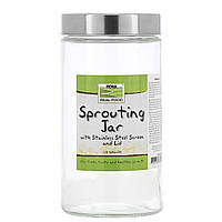 NOW Foods, Sprouting Jar, 1,89 л (1/2 галлона) в Украине