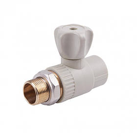 Кран кульовий радіаторний PPR Alfa Plast 25х3/4" прямий