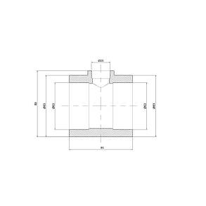 Трійник PPR Thermo Alliance 63х25х63, фото 2