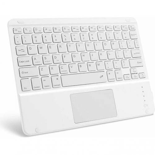 Bluetooth клавіатура з TouchPad для планшета 10 дюймів White (ID ...