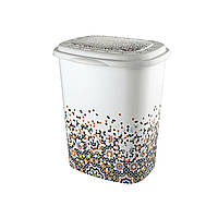 Кошик для білизни пластиковий Elif (Еліф), Mosaic (Мозаїка). 39х45х53.