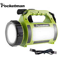Ліхтарик світлодіодний з павербанком Pocketman 1000 лм