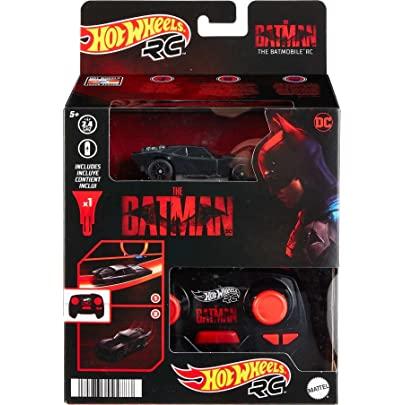 Hot Wheels RC 1:64 The Batman Batmobile Машинка на р/в з пультом автомобіль Хот Вілс Бетмен Бетмобіль (HBL43)