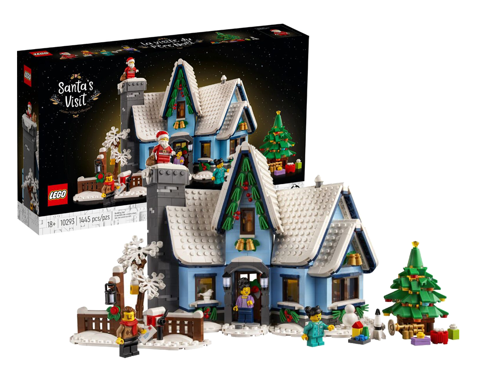 LEGO 10293 Creator Expert Візит Санта Клауса новорічний конструктор лего Santas Visit 1445 дет