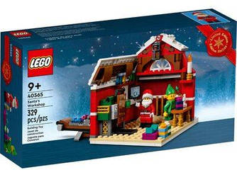 LEGO 40565 Creator Expert Різдвяна майстерня Санта Клауса новорічний конструктор лего Santa's Workshop 329 дет