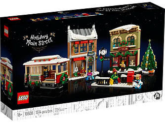LEGO 10308 Свято на головній вулиці новорічний конструктор лего Holiday Main Street Building Set 1514 дет