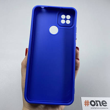 Чохол для Xiaomi Redmi 9C силіконовий із закритою камерою чохол на телефон сяомі редмі 9с синій W7N, фото 3