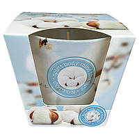 Ароматическая свеча Wellness And Beauty Cotton 115г. Bartek. Польша. (12)