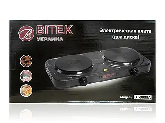 Електроплита 2 диски 2000Вт 150мм BITEK BT-9088A 6шт 9659