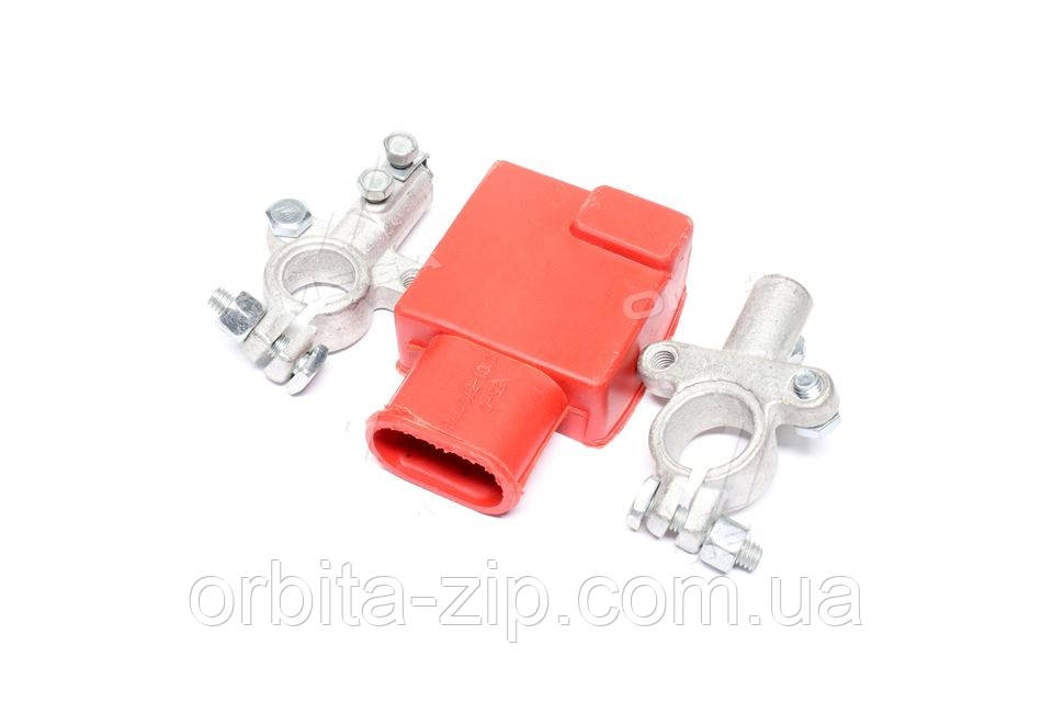 11-3703210-11 Клема акумуляторна АКБ КАМАЗ, МАЗ (комплі.2 шт.) (латунна) РЕМОНТ. посилений. ЕВРО