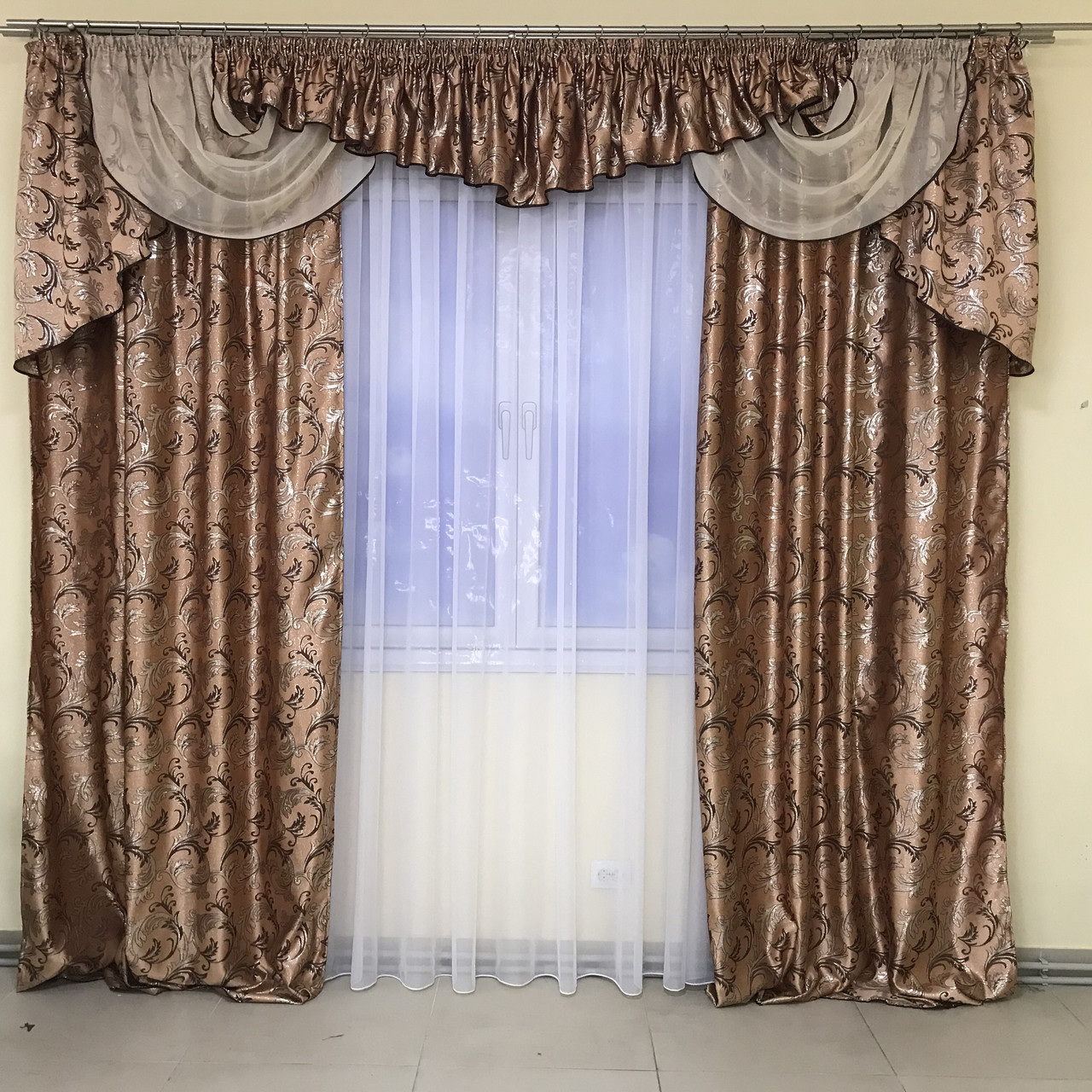 Карниз 1 метр для штор - 91 фото