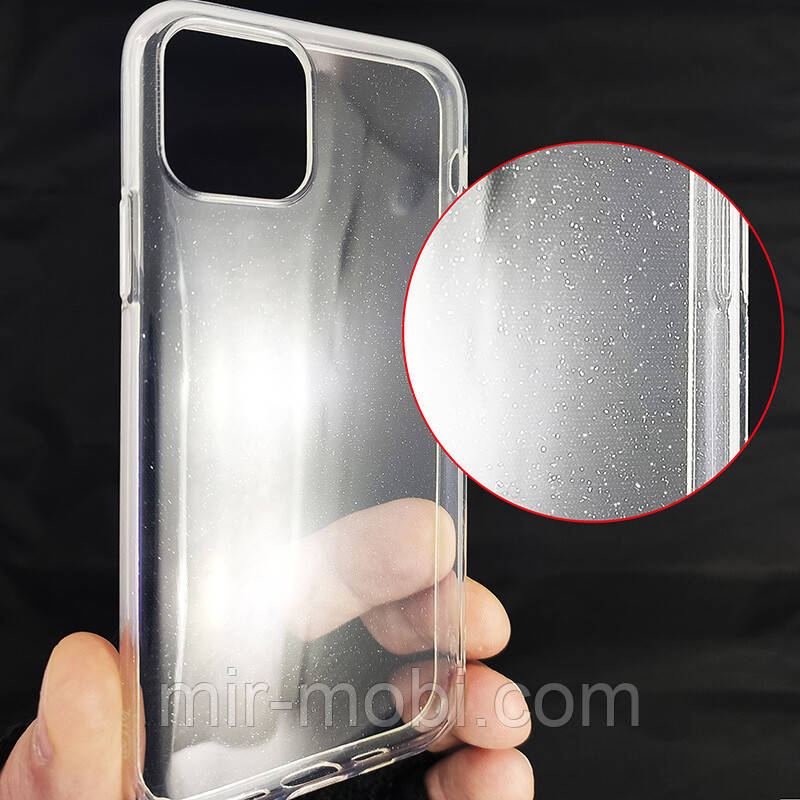 Чохол Molan Cano Silicone Glitter Clear Case для Apple iPhone 12 Mini