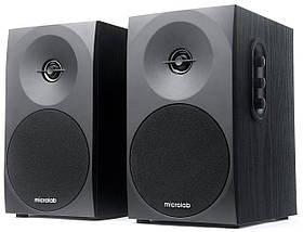 Акустична система MICROLAB B-70 2.0, 20W, mini-jack, чорний Baumar - Завжди Вчасно