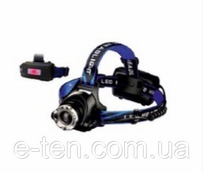 LED-ліхтар налобний CATA CT-9123, 3-режимний, водостйкий, захист IP44 (на 2-х акумуляторах)